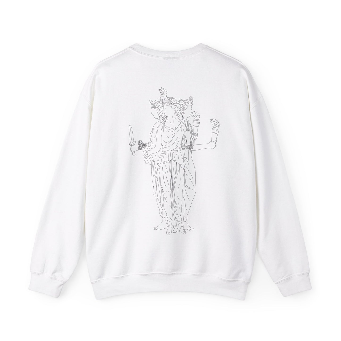 Hecate Crewneck Sweatshirt - Back Design