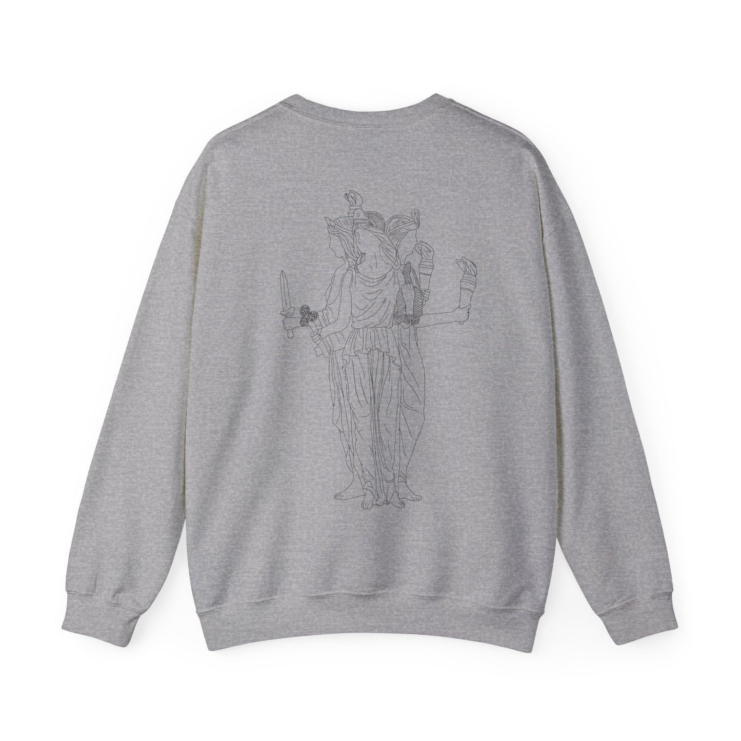 Hecate Crewneck Sweatshirt - Back Design