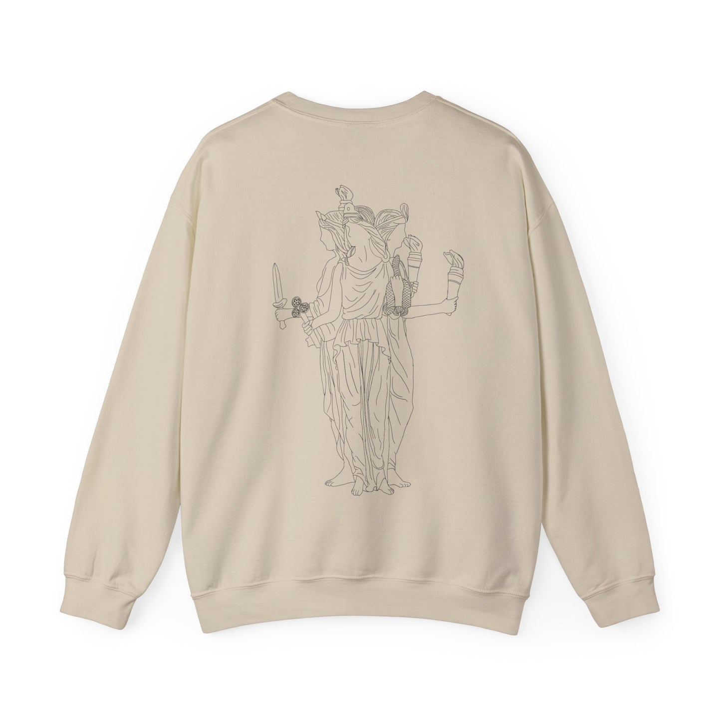 Hecate Crewneck Sweatshirt - Back Design